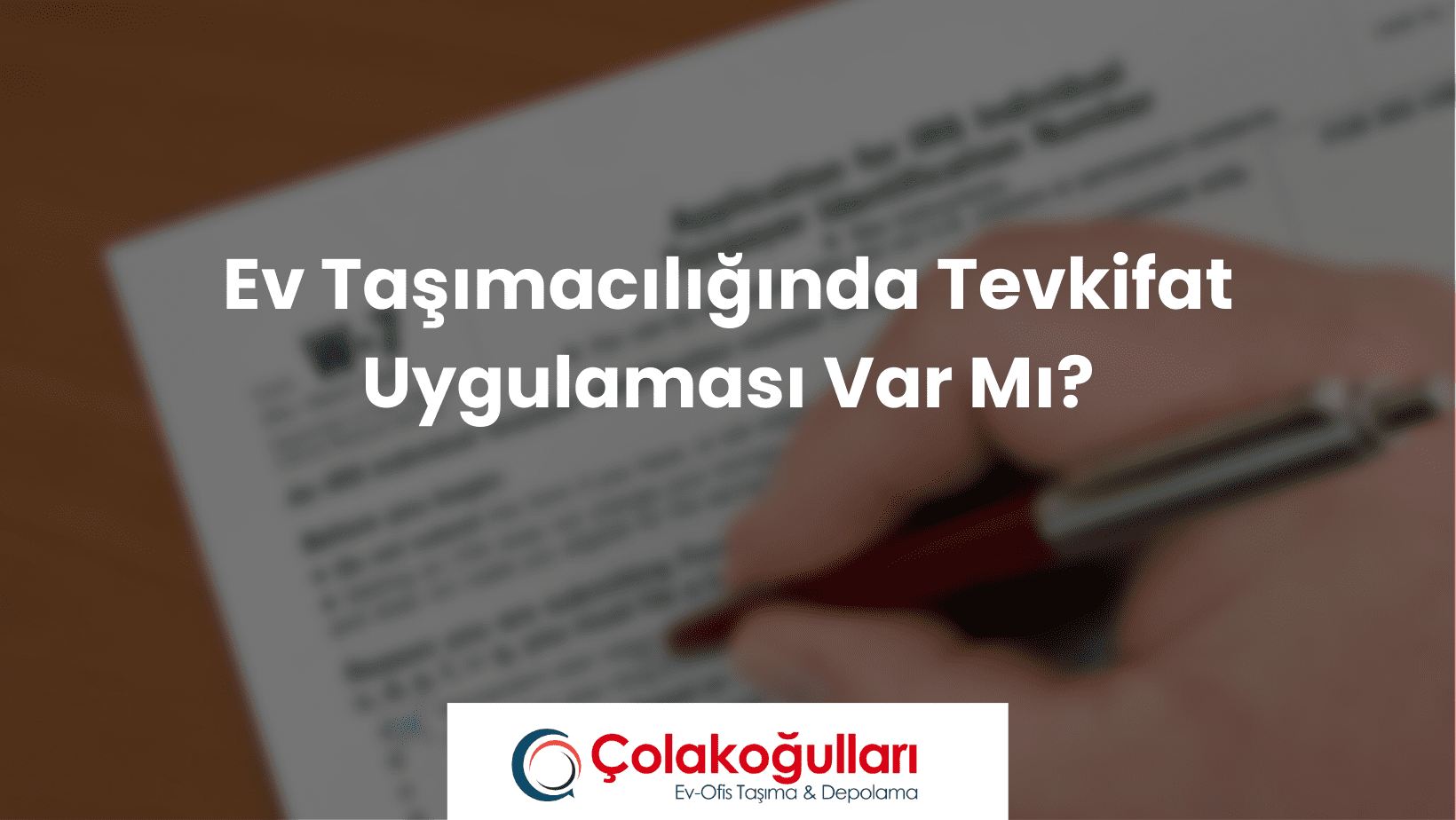 Ev Taşımacılığında Tevkifat Uygulaması Var Mı?